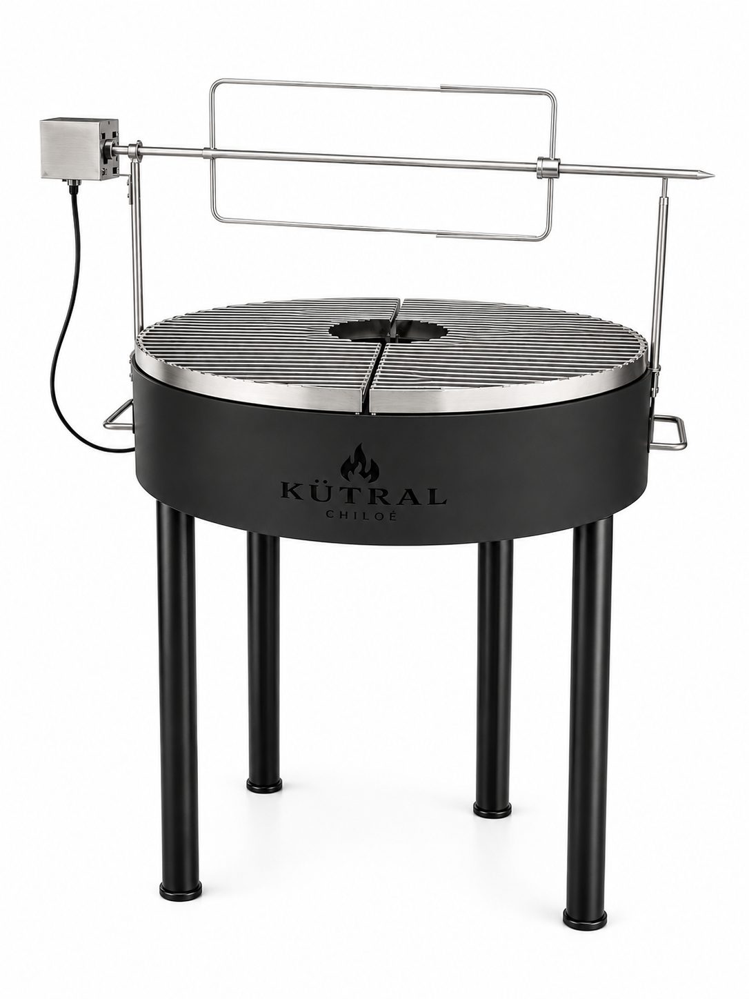 KÜTRAL Fogón, fogón circular motorizado de gran formato